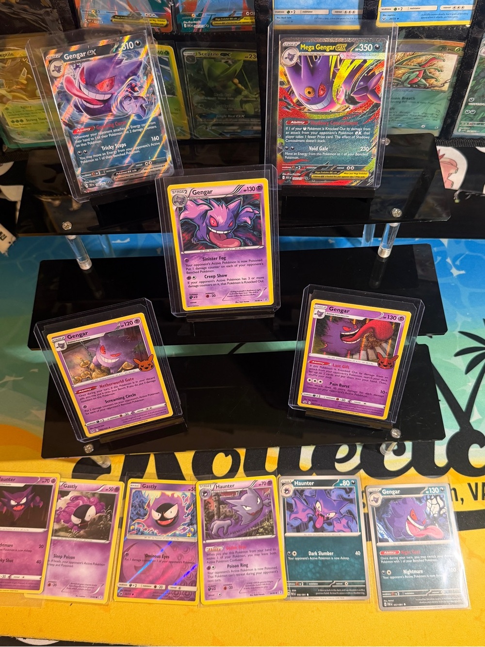 Pokemon Gengar Card Lot - Purple and Black